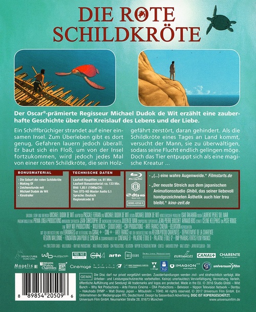 Die rote Schildkröte (Studio Ghibli Blu-ray Collection)